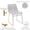 Flash Furniture 2 Pk 18 Inch Light Gray LeatherSoft Dining Chairs ET-ER18345-18-LG-GG - alternate 10